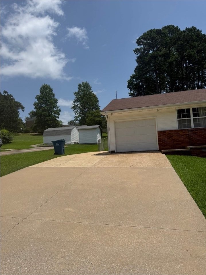 Driveway cleaning after cleaning